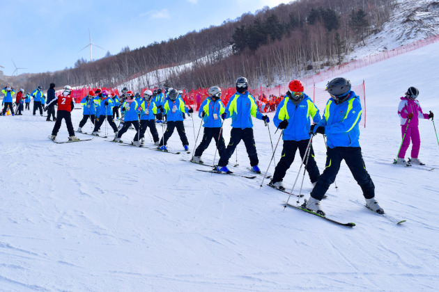 Ski at Zhang Jia Kou, Hubei, China
