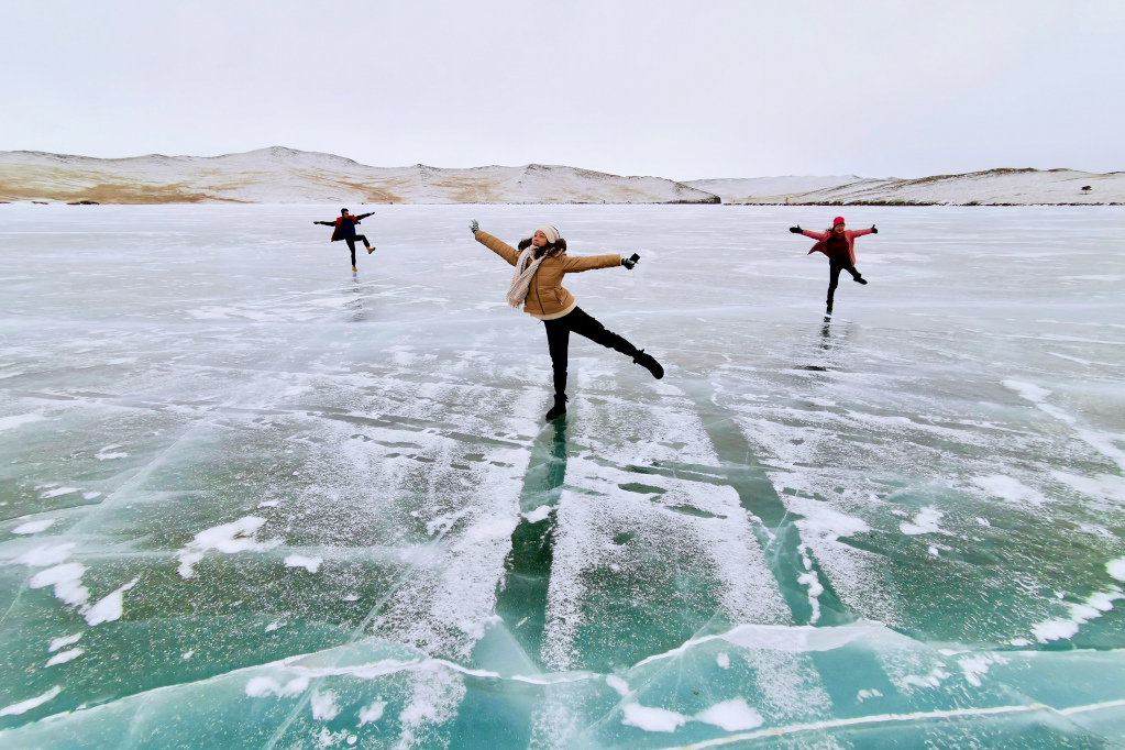 Lake Baikal - Frozen lake surface