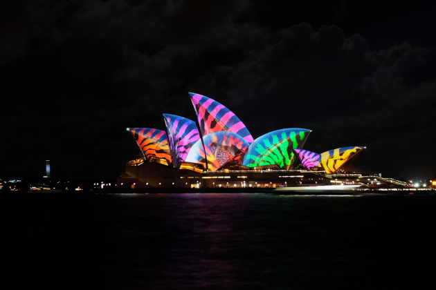 Sydney Opera House Night View
