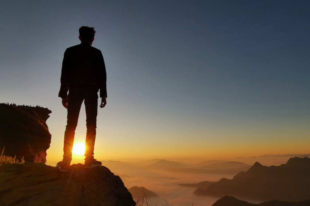 Sunrise at Phu Chi Fah, Thailand