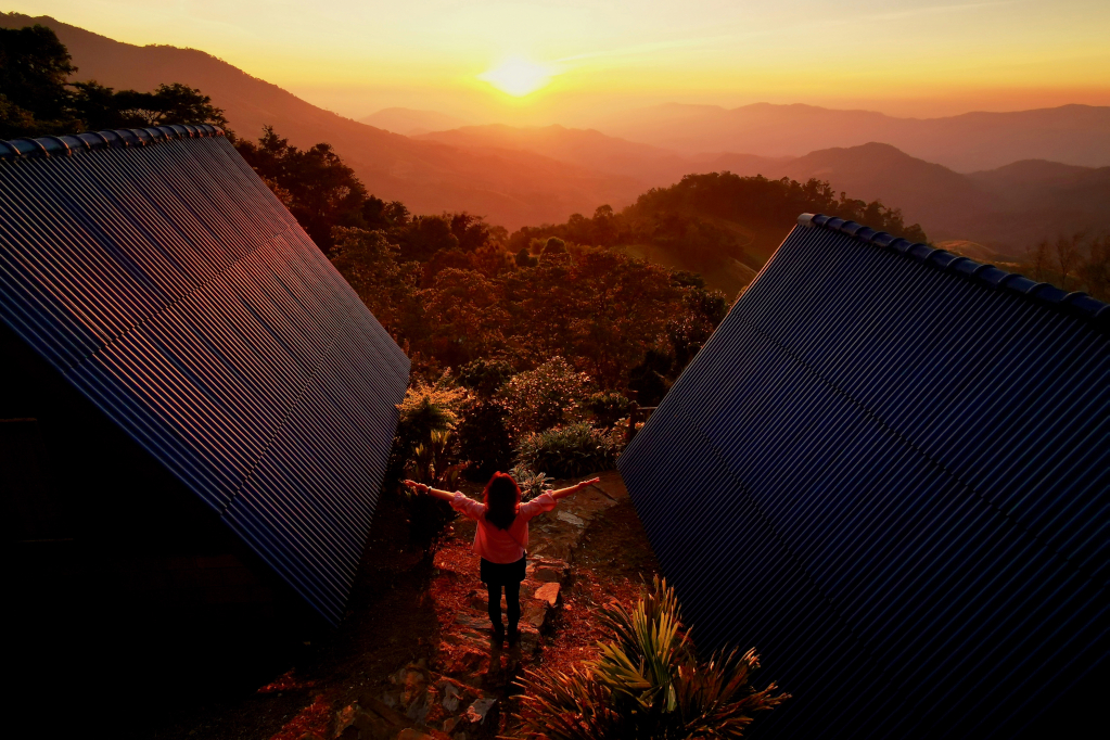 Sunset at Phu Chi Fah